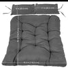 Outdoor Andrei Double Egg Chair Replacement Seat Cushion - Dark Gray