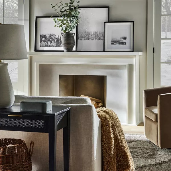 Foggy Mountains Framed Wall Art