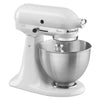 Classic Stand Mixer - White: 10 Speeds, Metal, Dishwasher-Safe, Includes Beater & Dough Hook