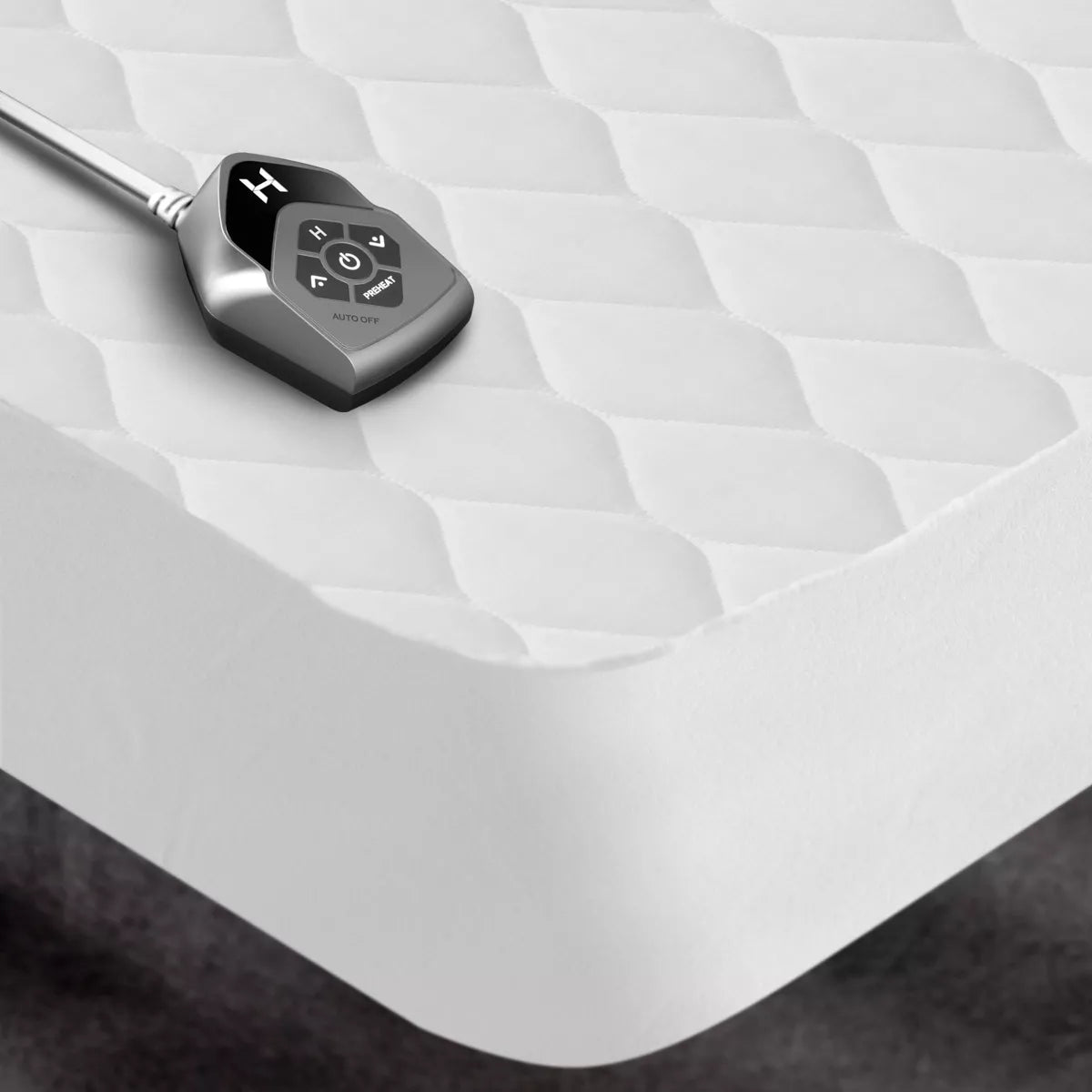 Electric Heated Quilted Mattress Pad - Full