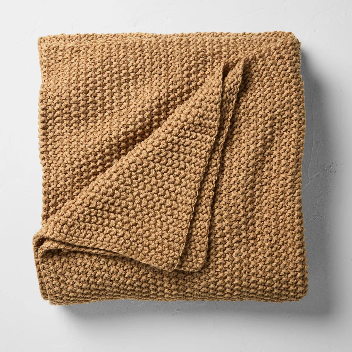 Chunky Knit Bed Blanket - Casaluna™ SHOWROOM ITEM