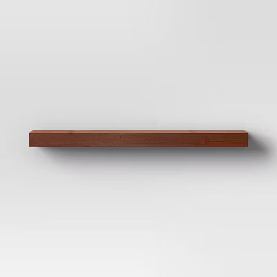 Floating Wood Shelf