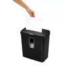 Powershred 6ct Cross-Cut Paper Shredder - Black: Shreds Credit Cards & Staples, Jam-Resistant, Auto Start