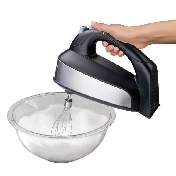 Hand/Stand Mixer 6-Speed Kitchen Mixer, Stainless Steel Bowl