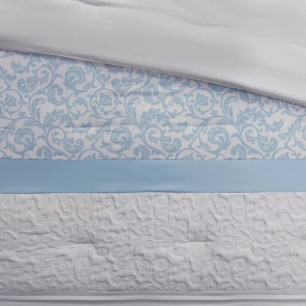 8pc Casey Embroidered Comforter Set