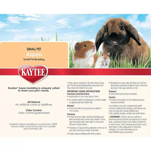 Aspen Odor Control Small Pet Bedding