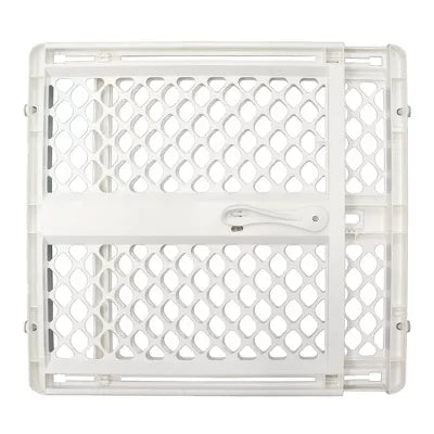 2-in-1 Supergate Secure Plastic Gate - White