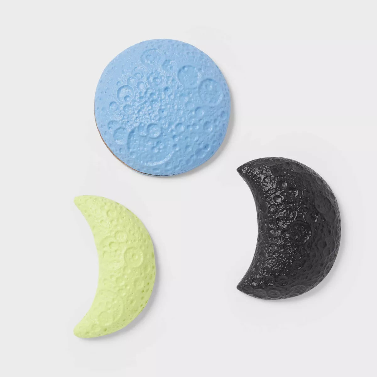 3pc Resin Moon Kids' Wall Decor Set