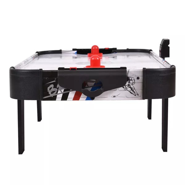Air Powered Hockey Table Game Room Indoor Sport Electronic Scoring 2 Pushers