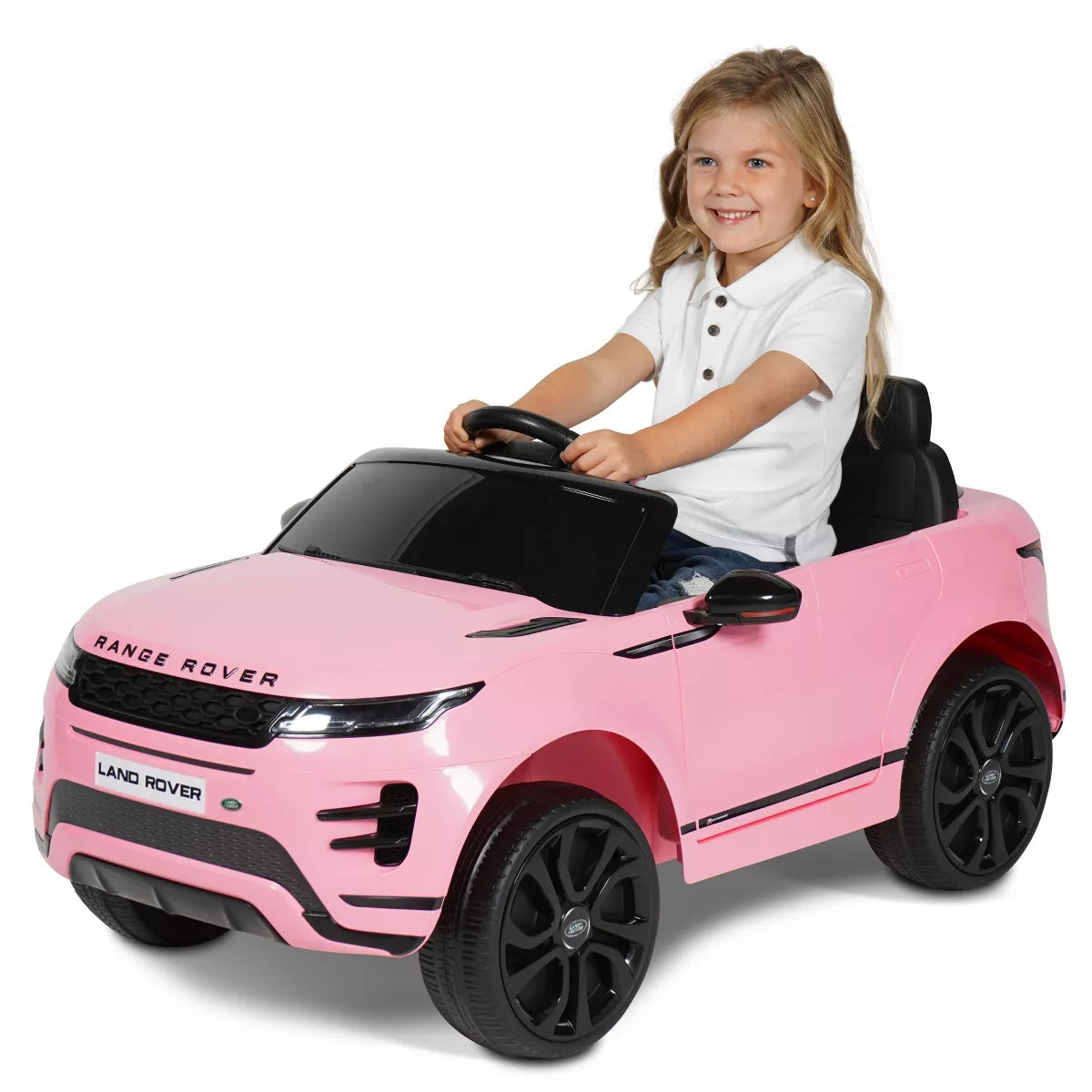 12V Range Rover Evoque Powered Ride-On Car - Pink