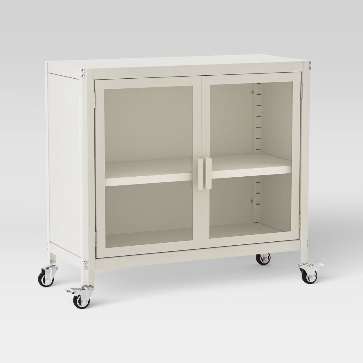 2 Door Metal Rolling Locker Storage Cabinet - Room Essentials™ - SHOWROOM ITEM 