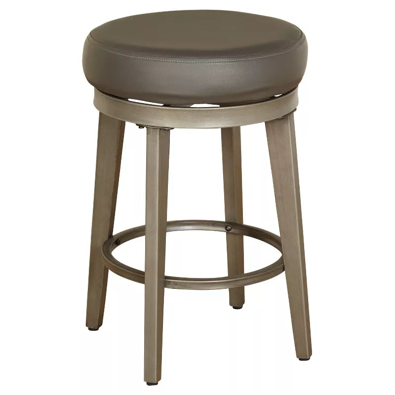 1-Piece Linden Swivel Counter Height Barstools