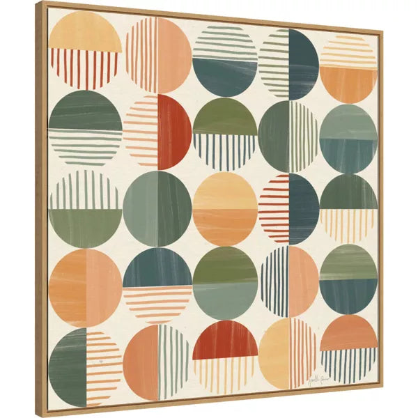 Born to Roam Pattern II by Janelle Penner Framed Canvas Wall Art Print