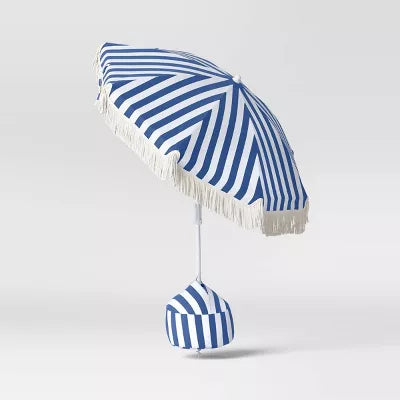 Umbrella Navy Stripe