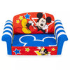 2 in 1 Flip Open Compressed Foam Sofa and Sleeper Bed with Washable Cover