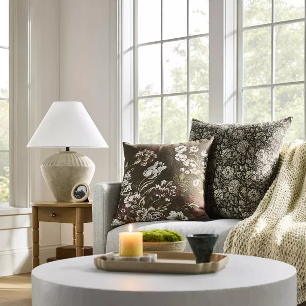Ceramic Table Lamp Tan