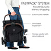 Juniper Compact Stroller, Lightweight Fold-and-Go Design - Raven Black