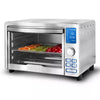 Digital Stainless Steel Toaster Oven Air Fryer – Stainless Steel: Dishwasher-Safe, Airfryer Toaster Oven