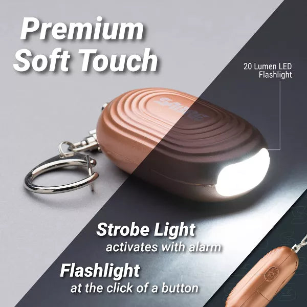 2-in-1 Personal Alarm Light Rose Gold, final cut