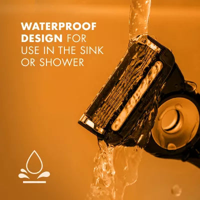 Labs Heated Razor with 2 Razor Blade Refills & Charging Dock Starter Kit - 4ct