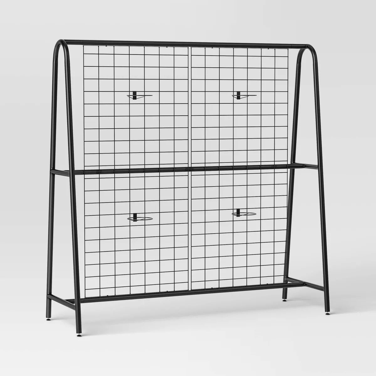 A-Frame Outdoor Decorative Screen Black
