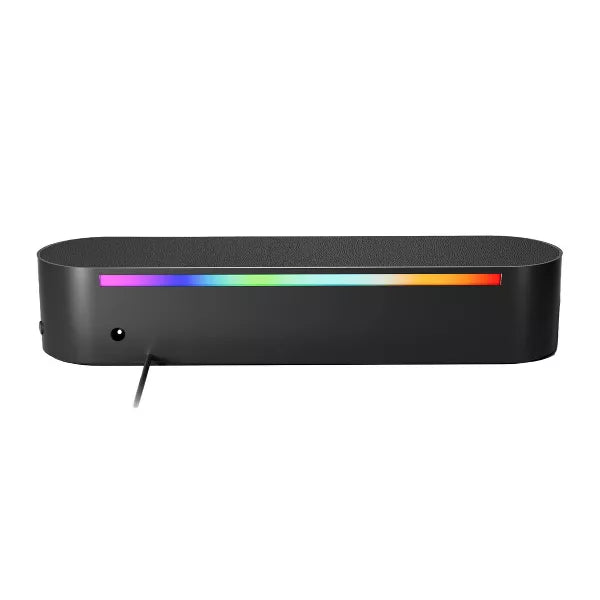 80-Mile Amplified Indoor TV Antenna Bar with LED Lighting