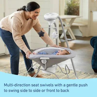 DuetConnect Deluxe Multi-Direction Baby Swing and Bouncer - Britton