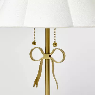 Stick Lamp with Bow Brass