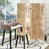 4-Panel Pegboard Display Folding Privacy Screen Craft Display