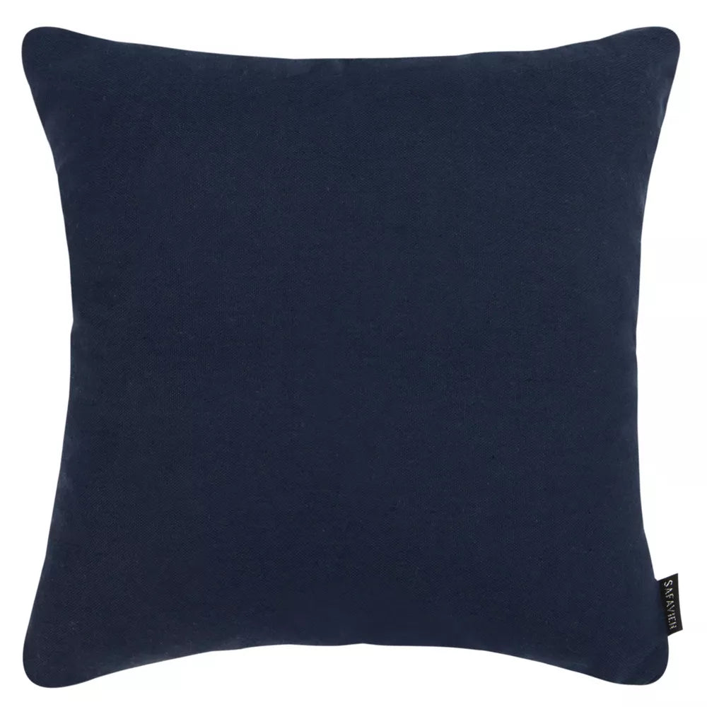 Blossom Pillow - Navy/Periwinkle