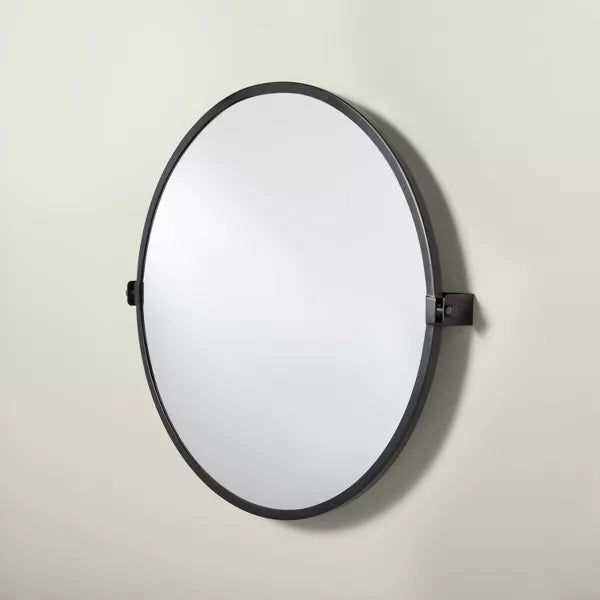 Round Bathroom Vanity Pivot Mirror