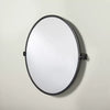 Round Bathroom Vanity Pivot Mirror