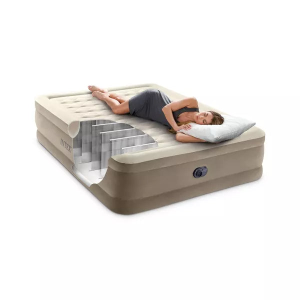 Ultra Plush Queen Air Mattress with Internal Pump