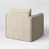 Berea Slouchy Lounge Chair with French Seams