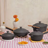 13pc Always Pan and Perfect Pot Cookware Set with Lids, Steamer Basket, and Spoons