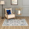 Floral Scroll Woven Area Rug Cream/Pink 4'x6'