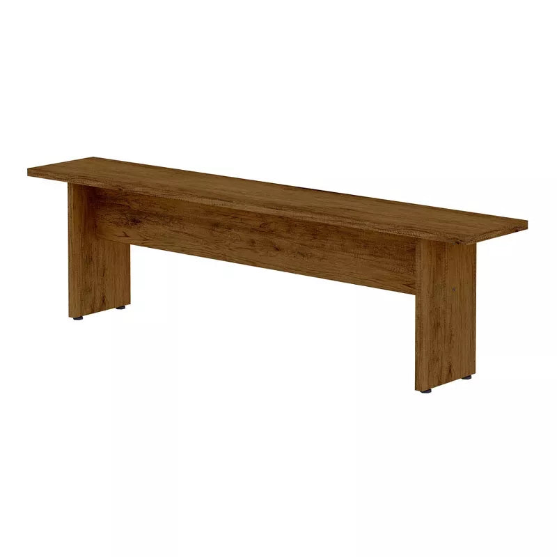 Nomad Dining Bench Natural: Rustic Farmhouse Style