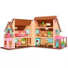 Toy House with Furniture 20pc - Honeysuckle Hillside Cottage