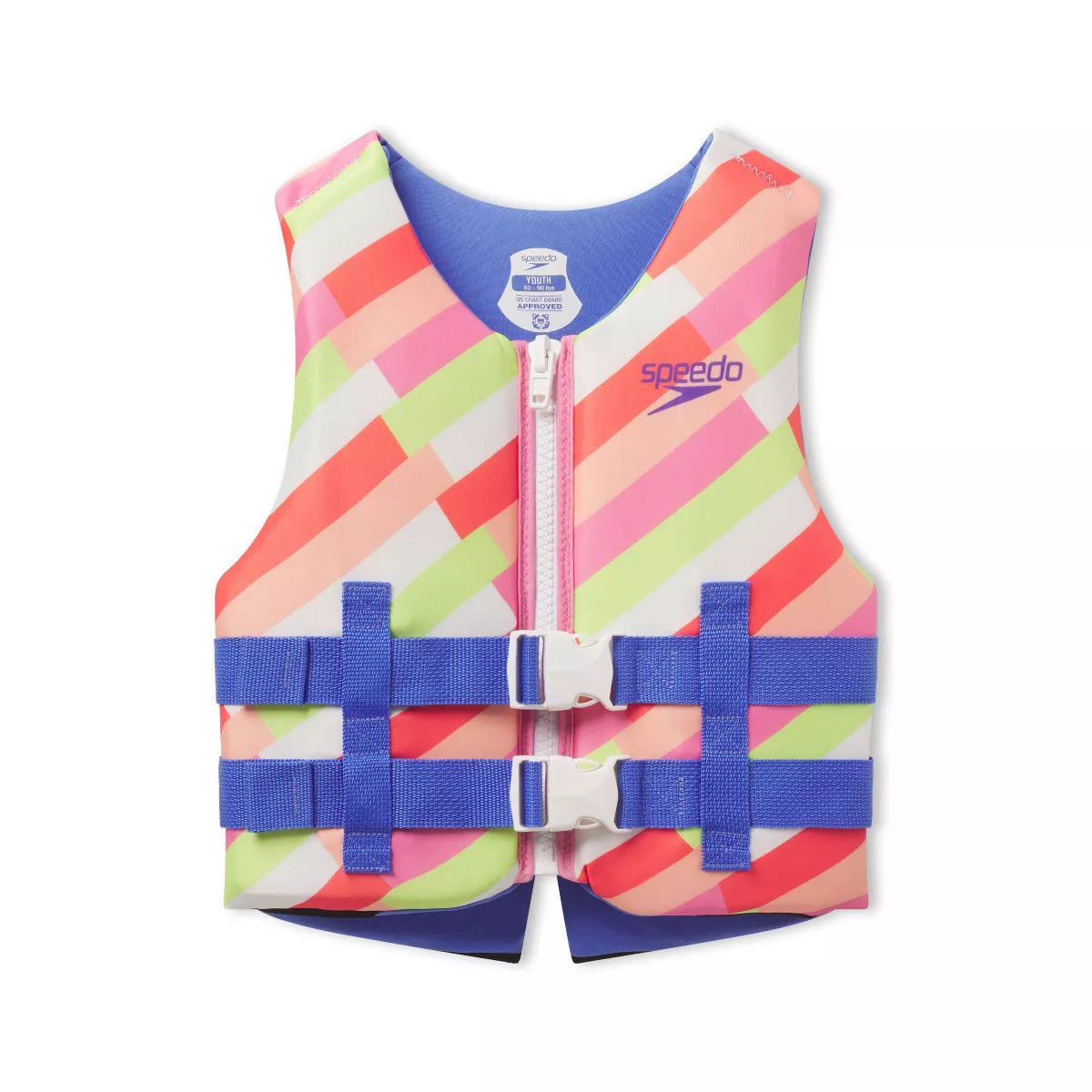 Youth PFD Life Jacket Vest - Pink Parasol