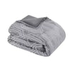 Aya Jacquard Geo Comforter & Sheets Bedding Set Gray Queen