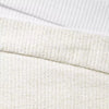 Decorative Border Cotton Slub Wood Block Print Quilt White/Beige Floral - King