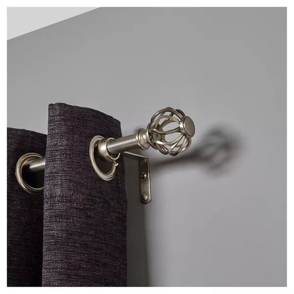 Cagio Curtain Rod - Matte Nickel