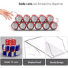 4 Pack Slim Can Organizer for Fridge, Pantry, Kitchen Organization and Storage