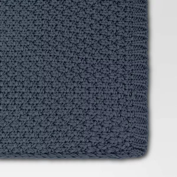 Oversized Recycled Knit Throw Blanket