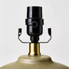 Ceramic Lamp Base Green
