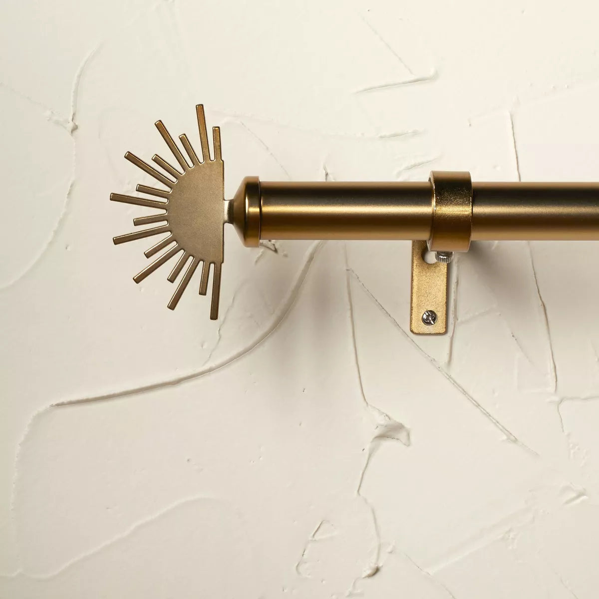 Sunrise Curtain Rod Brass