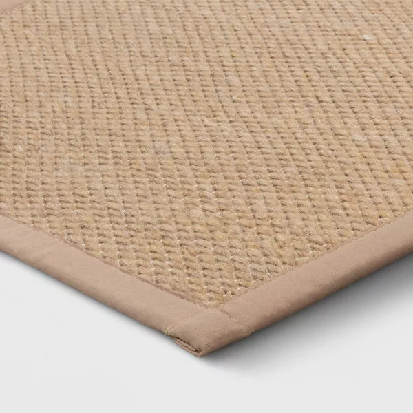 Textured Pet Rug Brown 60"x20"