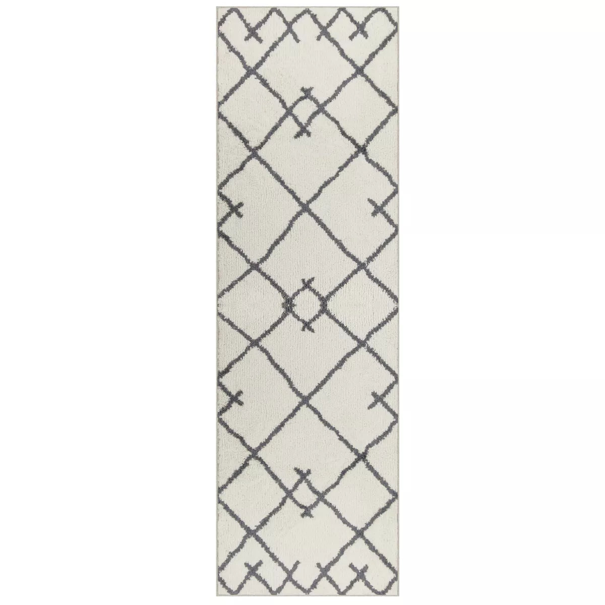 Washable Bixel Tufted Rug 2'x7'