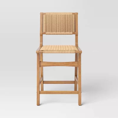 Ceylon Woven Counter Height Barstool