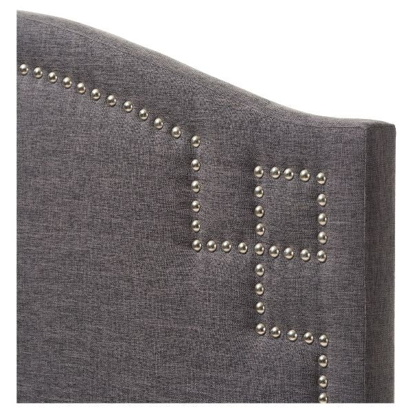 Aubrey Modern And Contemporary Fabric Upholstered Headboard - Twin